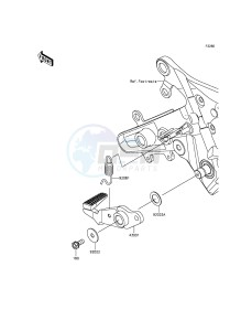 ER-6F EX650EEF XX (EU ME A(FRICA) drawing Brake Pedal