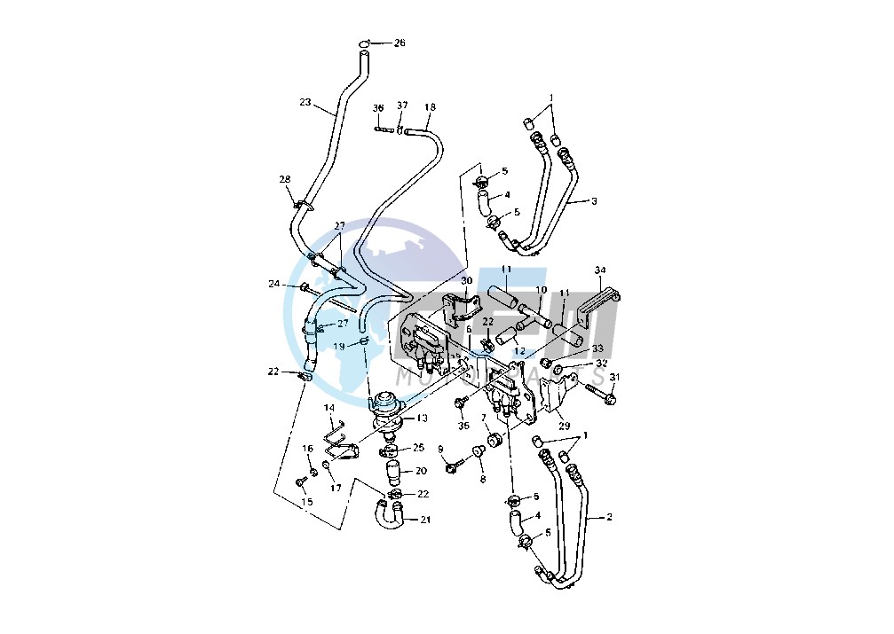 EMISSION CONTROL DEVICE FOR CH, A, S