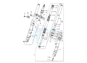 FZ6 NS 600 drawing FRONT FORK