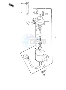 KZ 1300 B [B2] drawing FUEL SOLENOID-VALVE