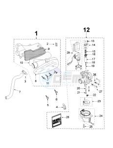 CITYSTAR 50 drawing CARBURETTOR