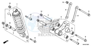 NC750SAG NC750S Europe Direct - (ED) drawing REAR CUSHION