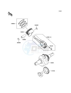 MULE_610_4X4 KAF400ACF EU drawing Crankshaft/Piston(s)