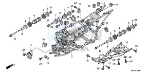 TRX420TED TRX420 Europe Direct - (ED) drawing FRAME BODY