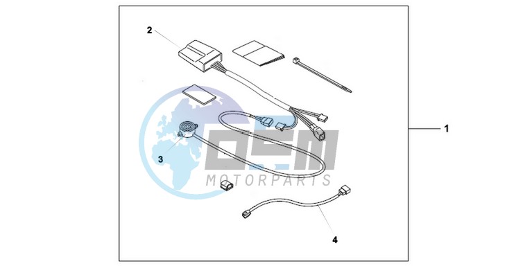 HONDA LOCK ALARM KIT