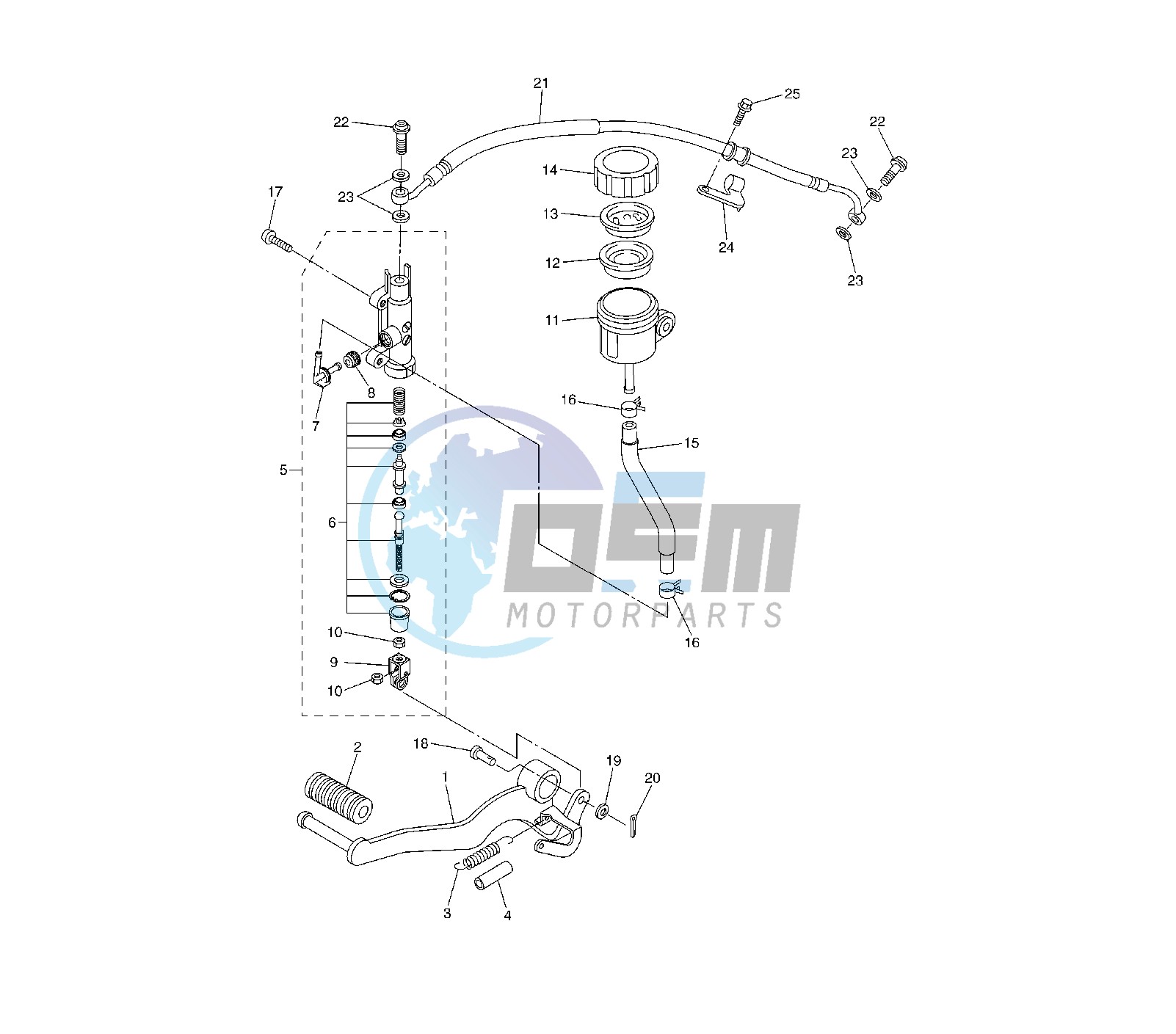 REAR MASTER CYLINDER