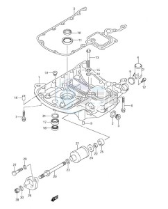 DF 90 drawing Engine Holder (S/N 680685 & Older)