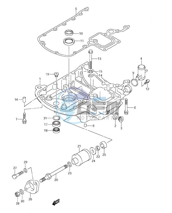 Engine Holder (S/N 680685 & Older)