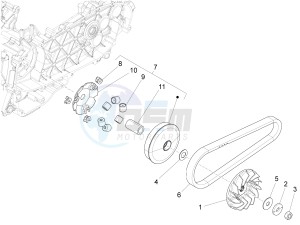 Fly 150 4T 3V ie (APAC) drawing Driving pulley