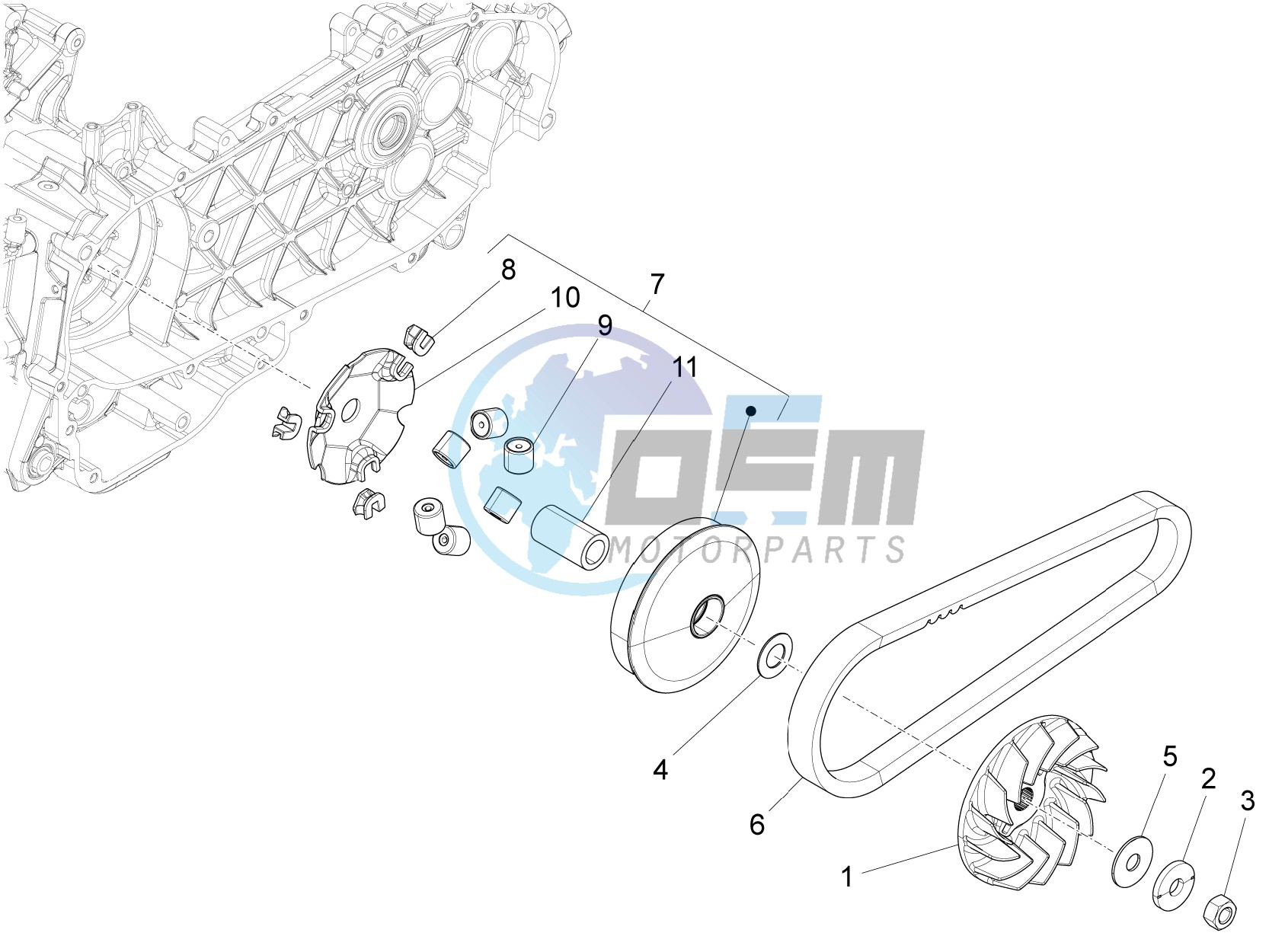 Driving pulley