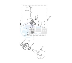 BW'S 50 drawing OIL PUMP