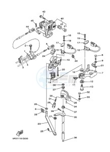 LF250TUR drawing THROTTLE-CONTROL