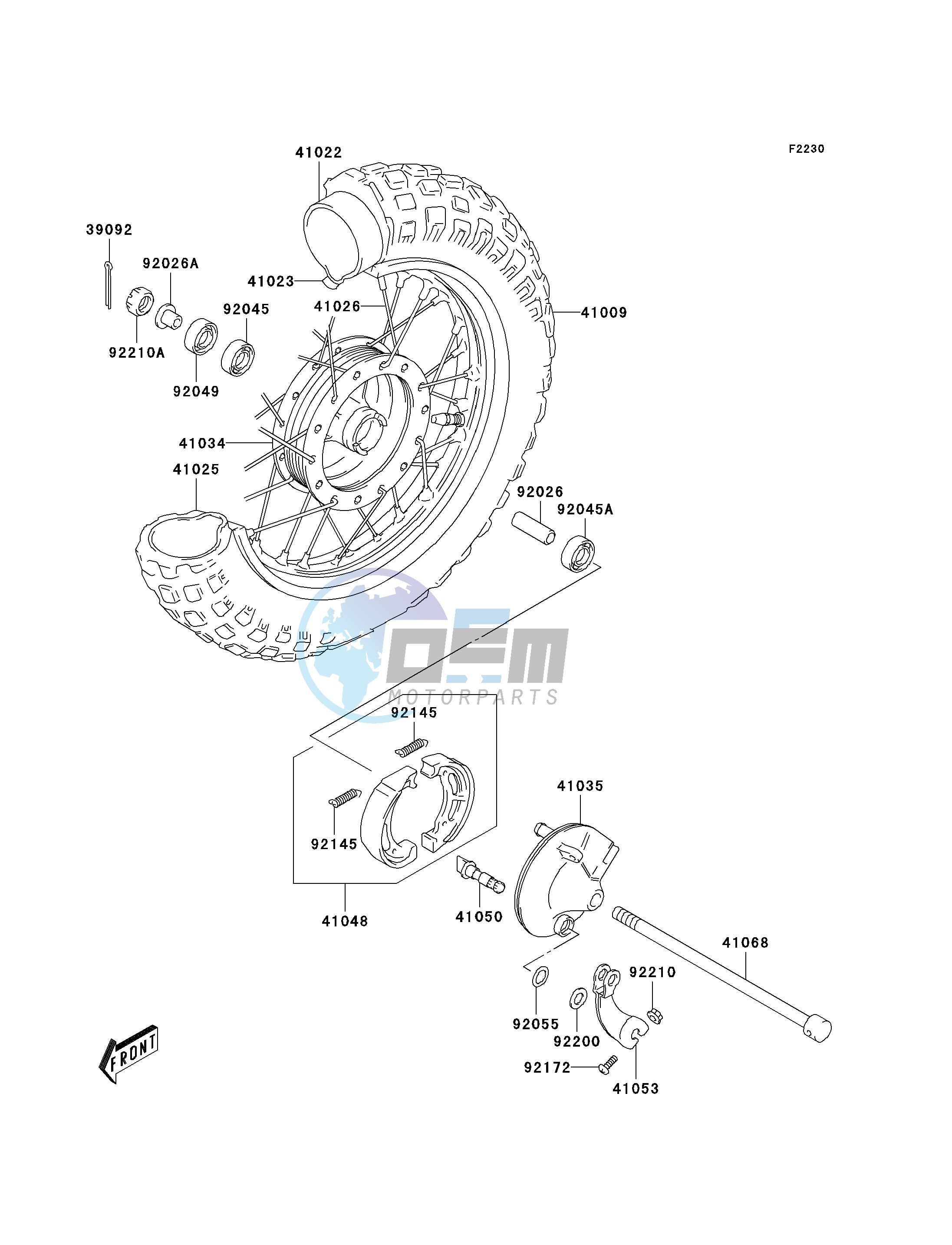 FRONT HUB