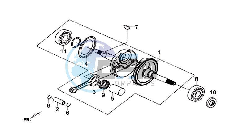 CRANKSHAFT / PISTON / PISTON RING