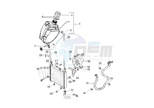 Beverly 500 drawing Cooling system