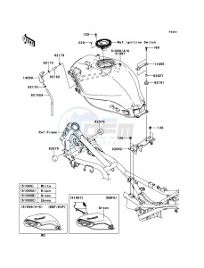 NINJA 250R EX250KBFA GB XX (EU ME A(FRICA) drawing Fuel Tank