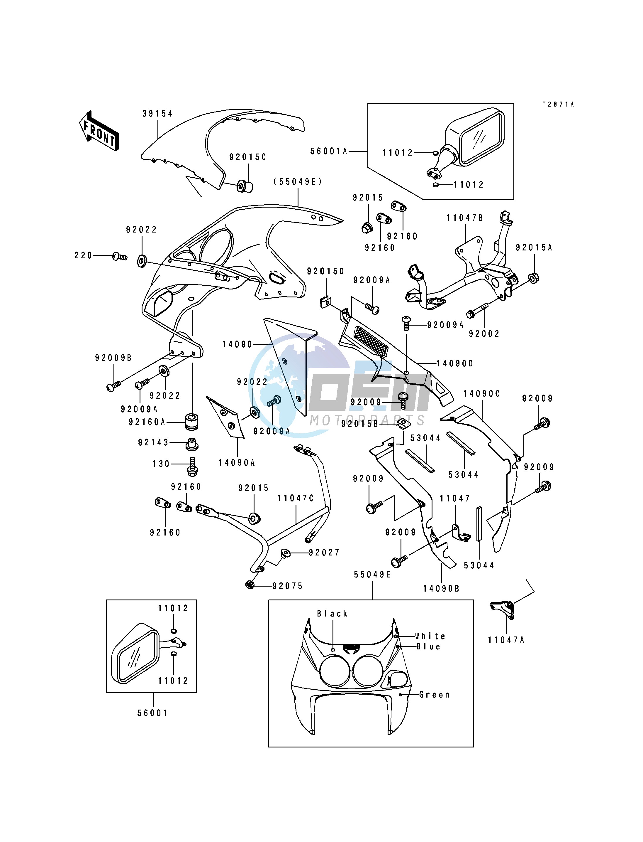 COWLING-- ZX750-M2- -