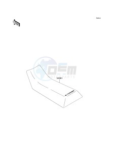 KSF 250 A [MOJAVE 250] (A15-A18) [MOJAVE 250] drawing SEAT