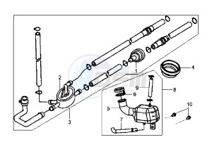 HD EU2 - 200 cc drawing SECONDARY AIR SYSTEM