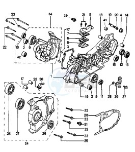 ZENITH L - 50 cc drawing CRANKCASE