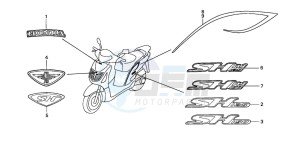 SH150 125 drawing MARK/STRIPE