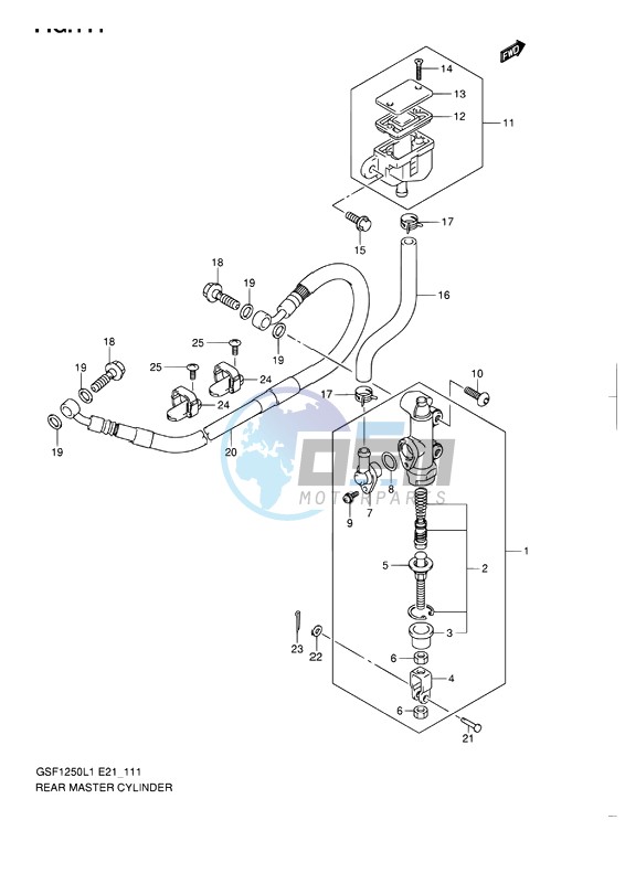 REAR MASTER CYLINDER