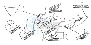 CBR600FR drawing STRIPE (4)