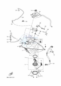 YP125RA XMAX 125 (BMJ1) drawing FUEL TANK