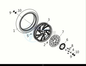 HD 300I ABS (LS30W2-EU) (E5) (M1) drawing FR. WHEEL