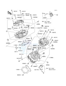 VN 1600 B [VULCAN 1600 MEAN STREAK] (B1-B2) [VULCAN 1600 MEAN STREAK] drawing CYLINDER HEAD