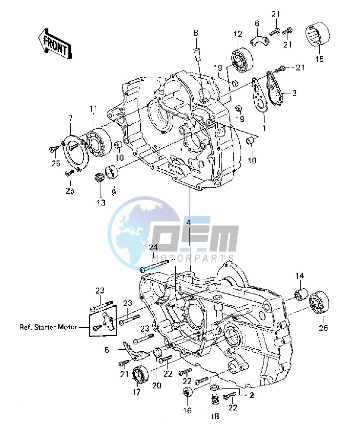 CRANKCASE -- 83 C1- -