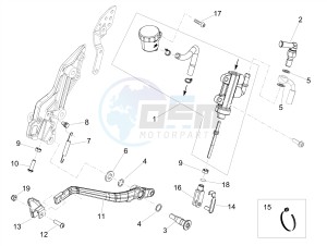 DORSODURO 900 E4 ABS (NAFTA) drawing Rear master cylinder