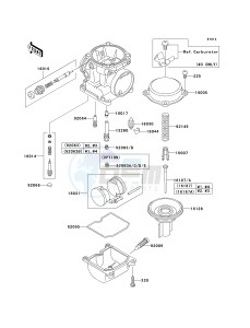 ZR 1200 A [ZX 1200 R] (A1-A3) drawing CARBURETOR PARTS