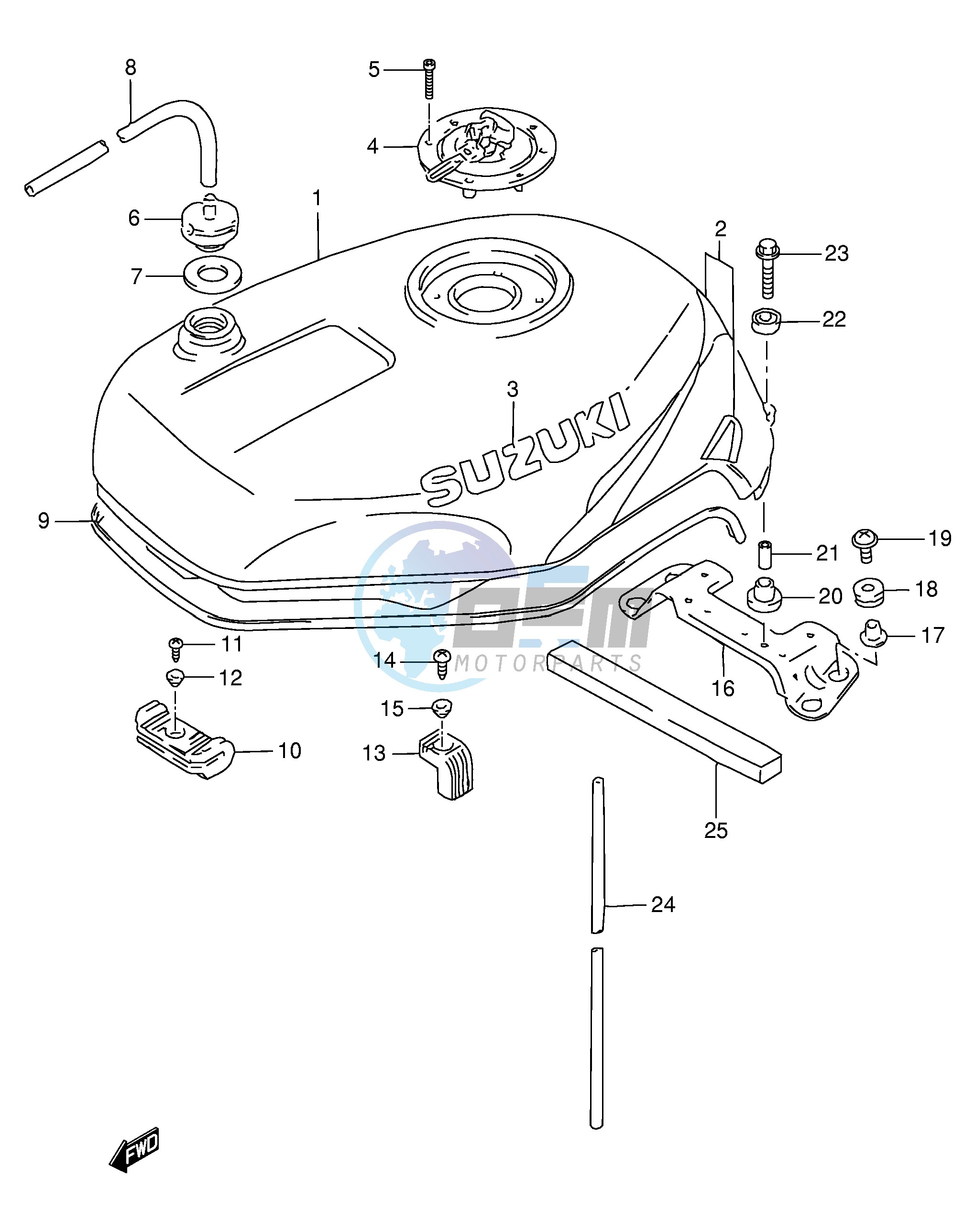 FUEL TANK (MODEL T)