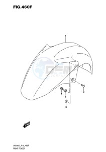 UH200 ABS BURGMAN EU drawing FRONT FENDER