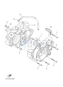 YZ85LW (1SND 1SNF 1SPD 1SPF) drawing CRANKCASE