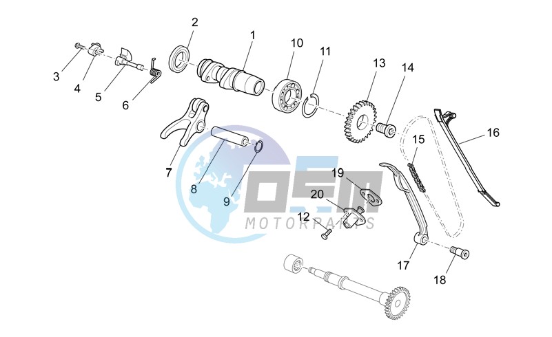 Front cylinder timing system