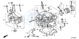 CRF150RD CRF150R Europe Direct - (ED) drawing CYLINDER HEAD