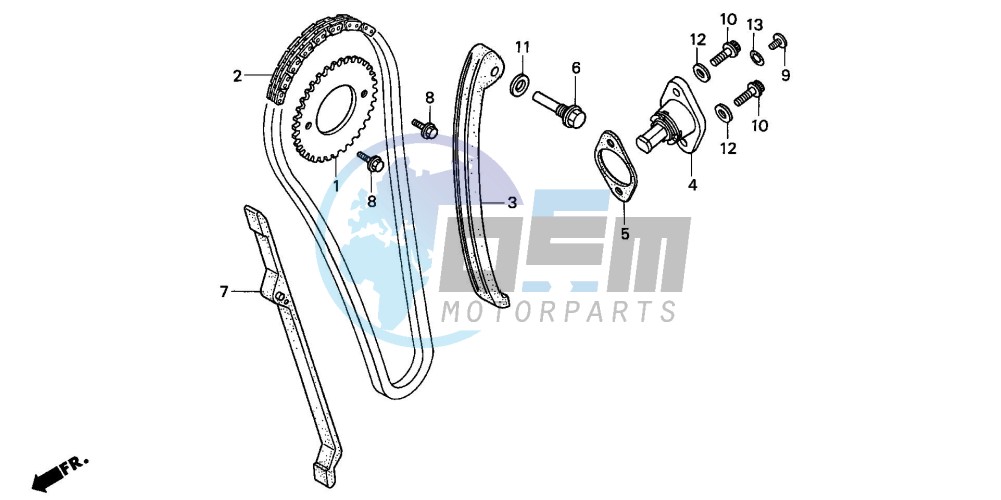 CAM CHAIN/TENSIONER