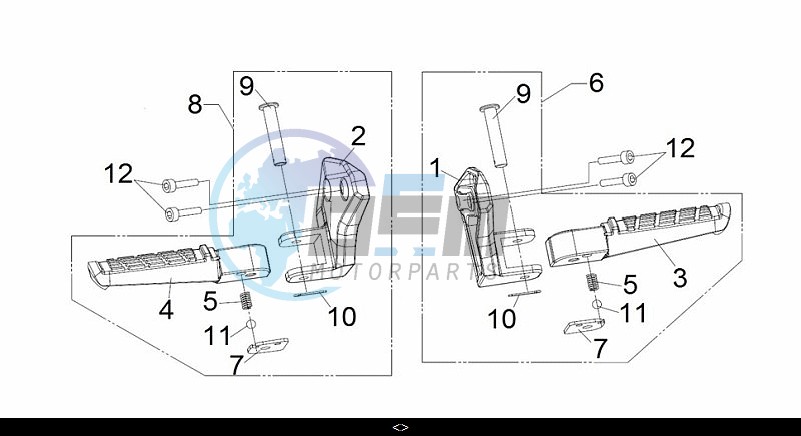 R - L PILLION STEP ASSY