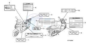 SH1259 France - (F / CMF) drawing CAUTION LABEL