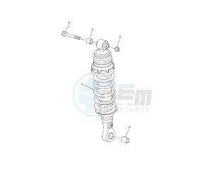 FZ1 1000 drawing REAR SUSPENSION