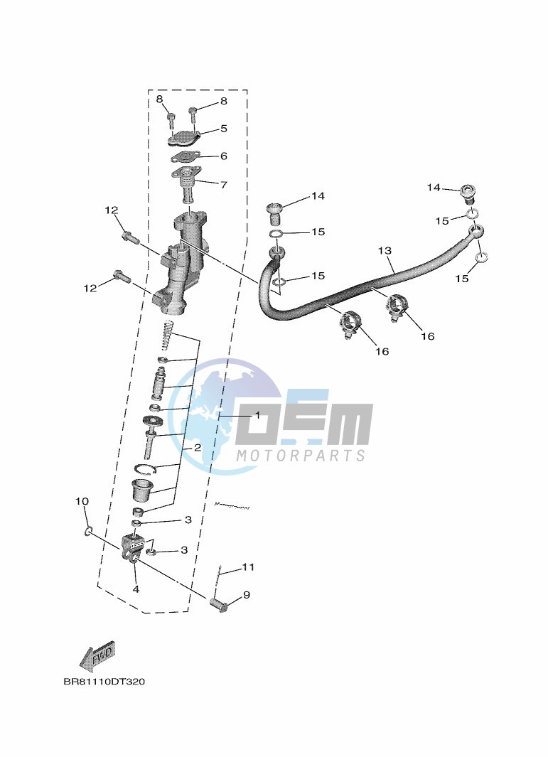 REAR MASTER CYLINDER