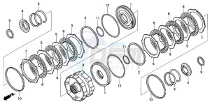 TRX680FA drawing CLUTCH (2-3)