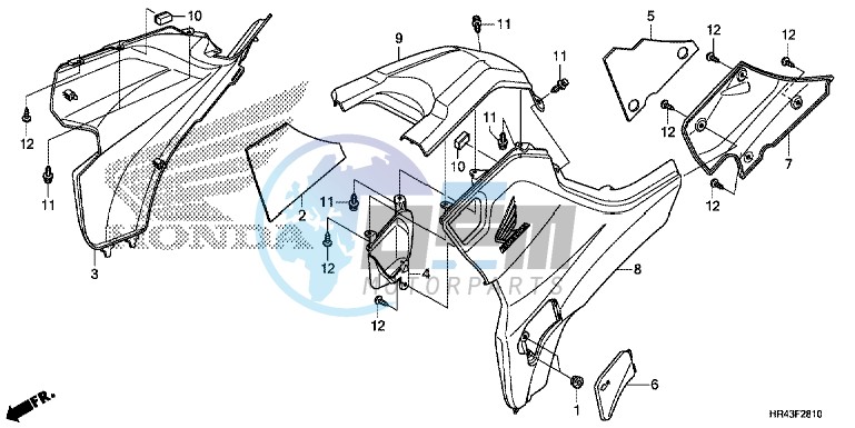 SIDE COVER/ TANK COVER