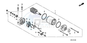 CBR1000RA9 Korea - (KO / ABS HRC) drawing STARTING MOTOR