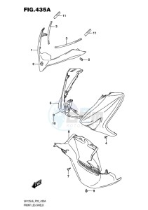 UH125 ABS BURGMAN EU drawing FRONT LEG SHIELD