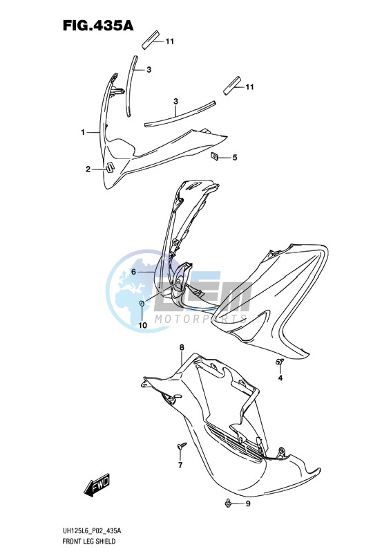 FRONT LEG SHIELD