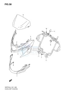 GSR750 drawing HEADLAMP HOUSING L4