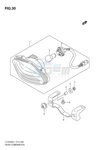 LT-Z400 (E19) drawing REAR COMBINATION